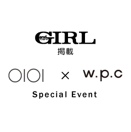 andGIRL掲載のOIOI×w.p.c スペシャル商品が登場!